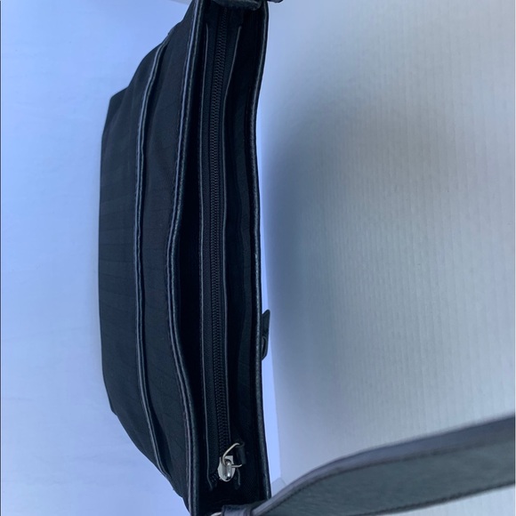 Étienne Aigner Black Canvas Shoulder Bag - Picture 5 of 12